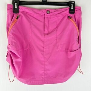 Title Nine Rogue Skort Womens 2 Pink Side Drawstrings Athletic Activewear Sporty